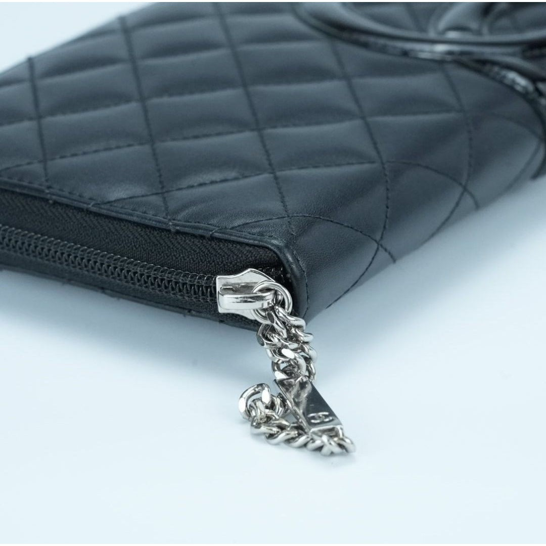 CHANEL シャネル カンボン 長財布 ブラック 箱 ギャランティーカード