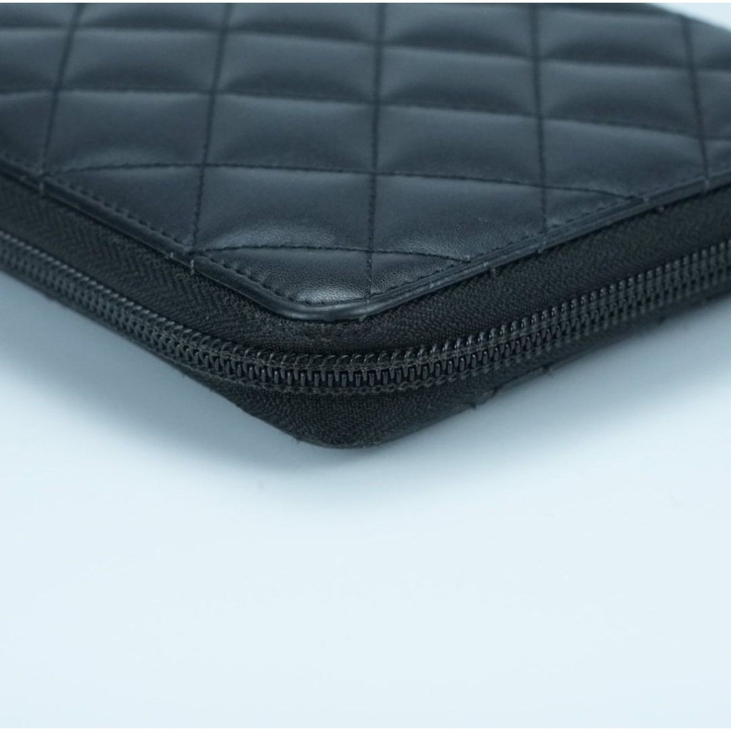 CHANEL シャネル カンボン 長財布 ブラック 箱 ギャランティーカード