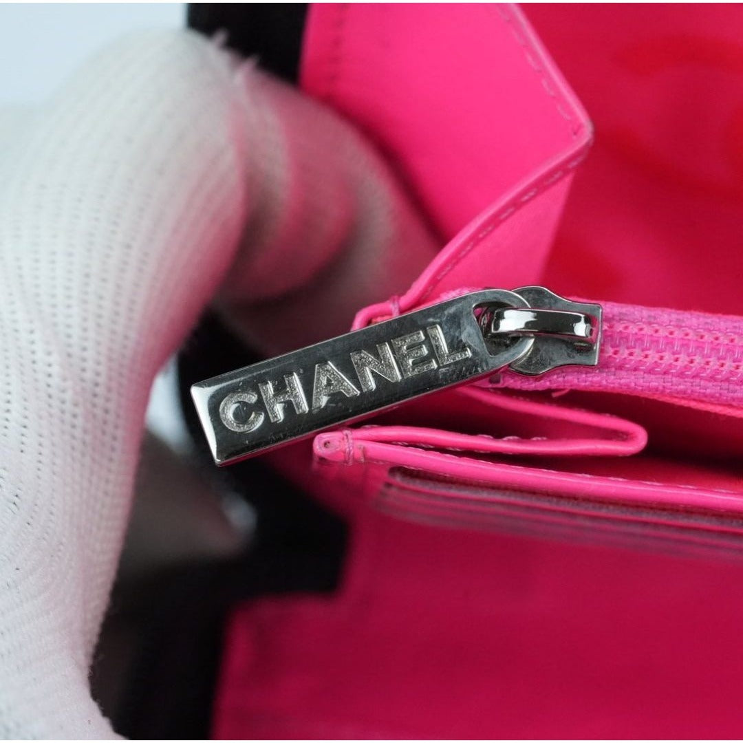 CHANEL シャネル カンボン 長財布 ブラック 箱 ギャランティーカード