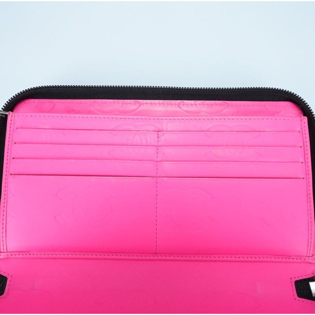 CHANEL シャネル カンボン 長財布 ブラック 箱 ギャランティーカード