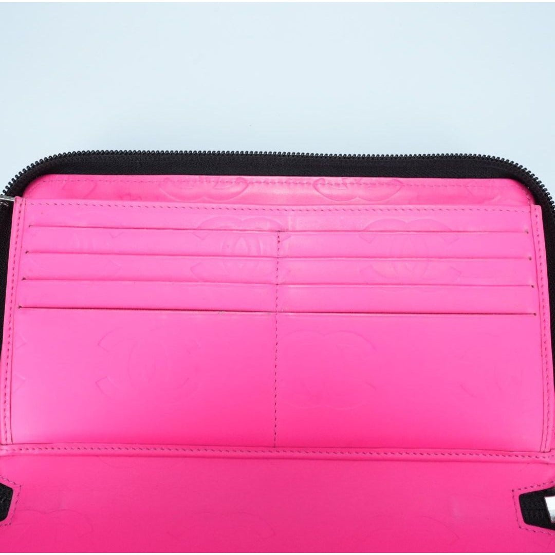 CHANEL シャネル カンボン 長財布 ブラック 箱 ギャランティーカード