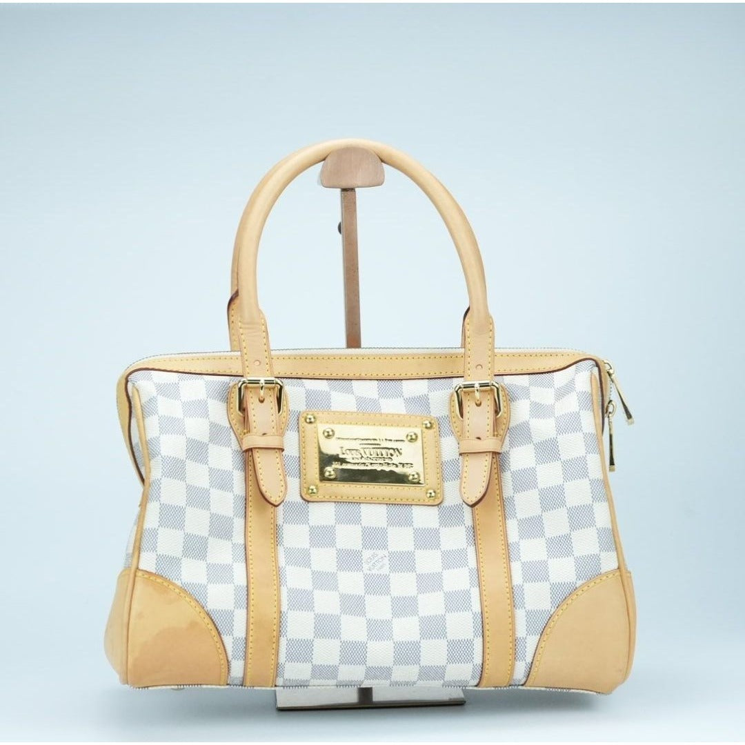 LOUIS VUITTON バークレー N52001 ボストンバッグホワイト