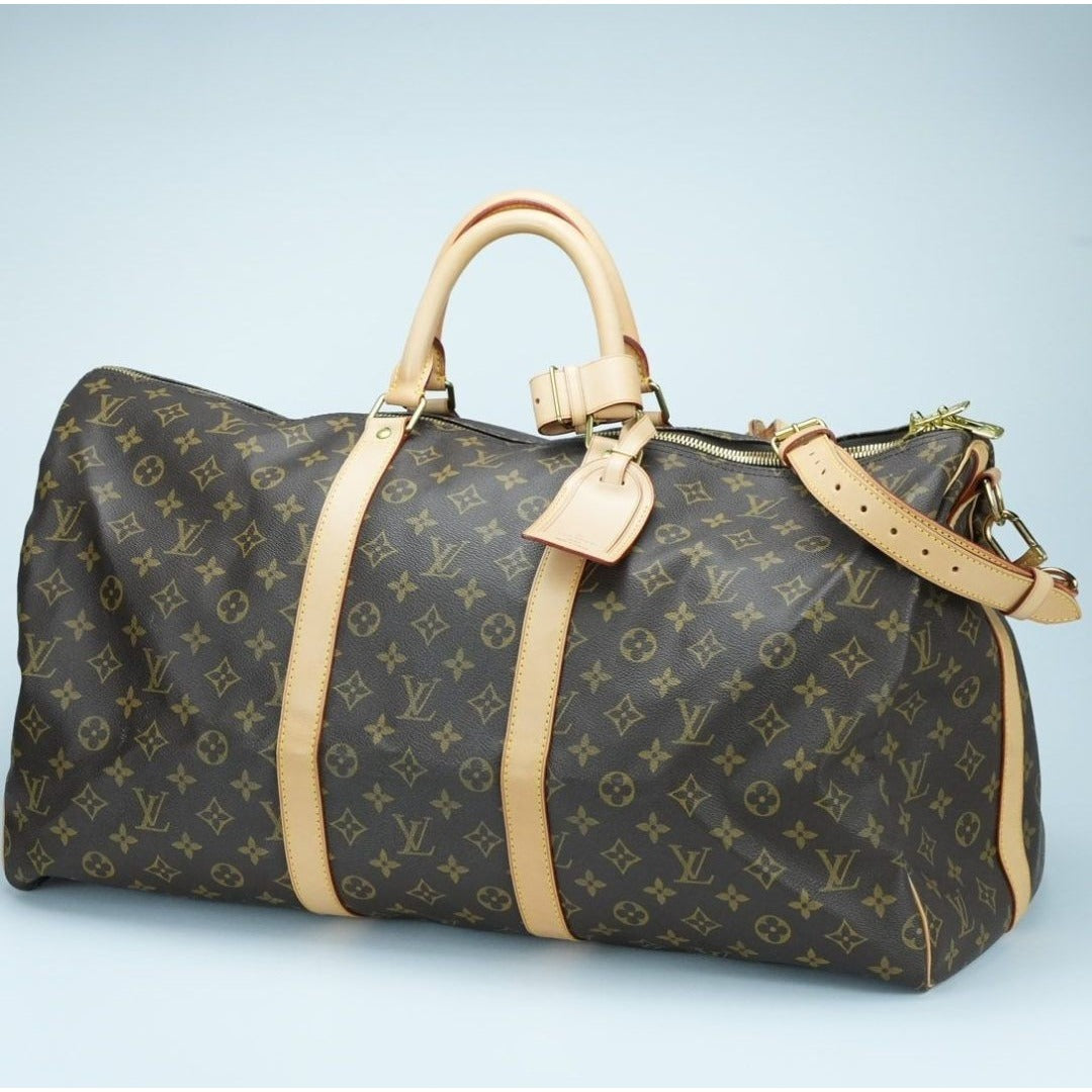 ルイ・ヴィトン キーポル55 M41416 ボストンバッグ ブラウン