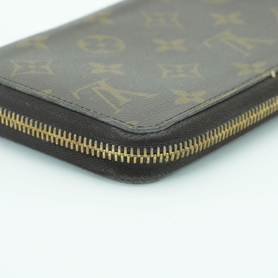 LOUIS VUITTON ジッピーウォレット M41895 長財布 ブラウン