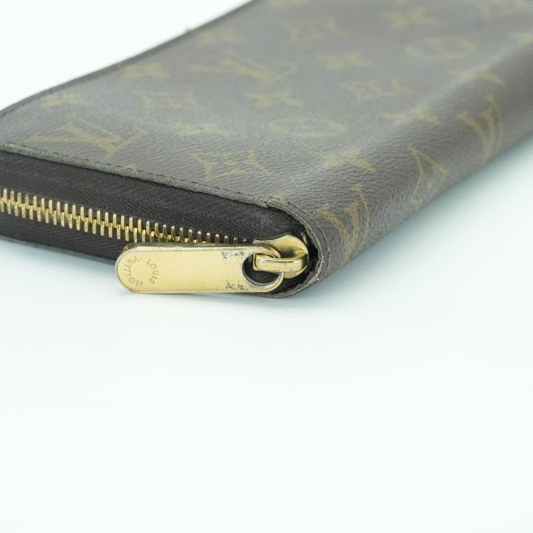 LOUIS VUITTON ジッピーウォレット M41895 長財布 ブラウン