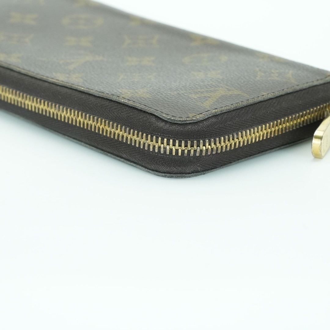 LOUIS VUITTON ジッピーウォレット M41895 長財布 ブラウン