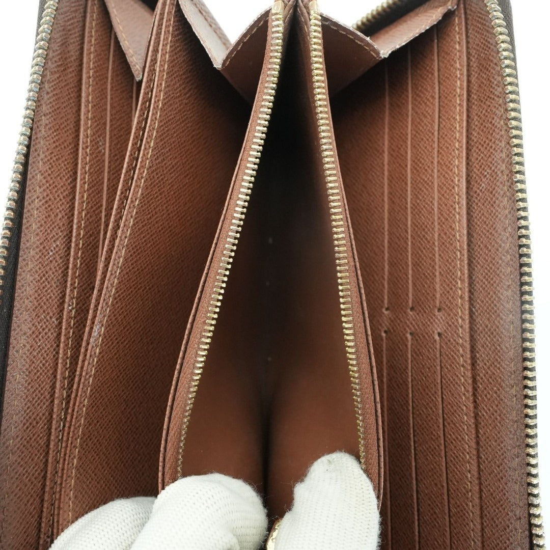 LOUIS VUITTON ジッピーウォレット M41895 長財布 ブラウン