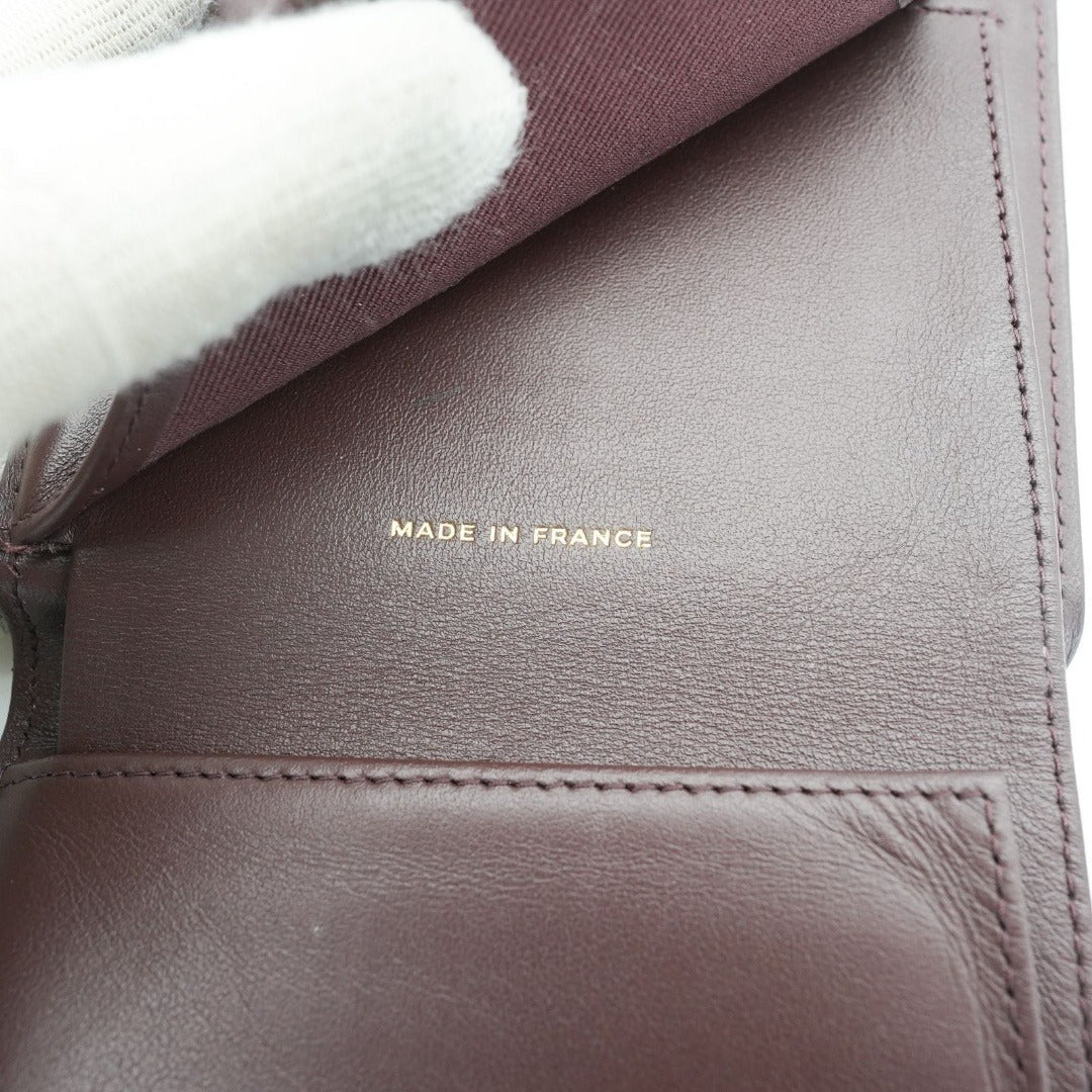 CHANEL マトラッセ 二つ折り財布 カードケース ブラック 箱 保存袋