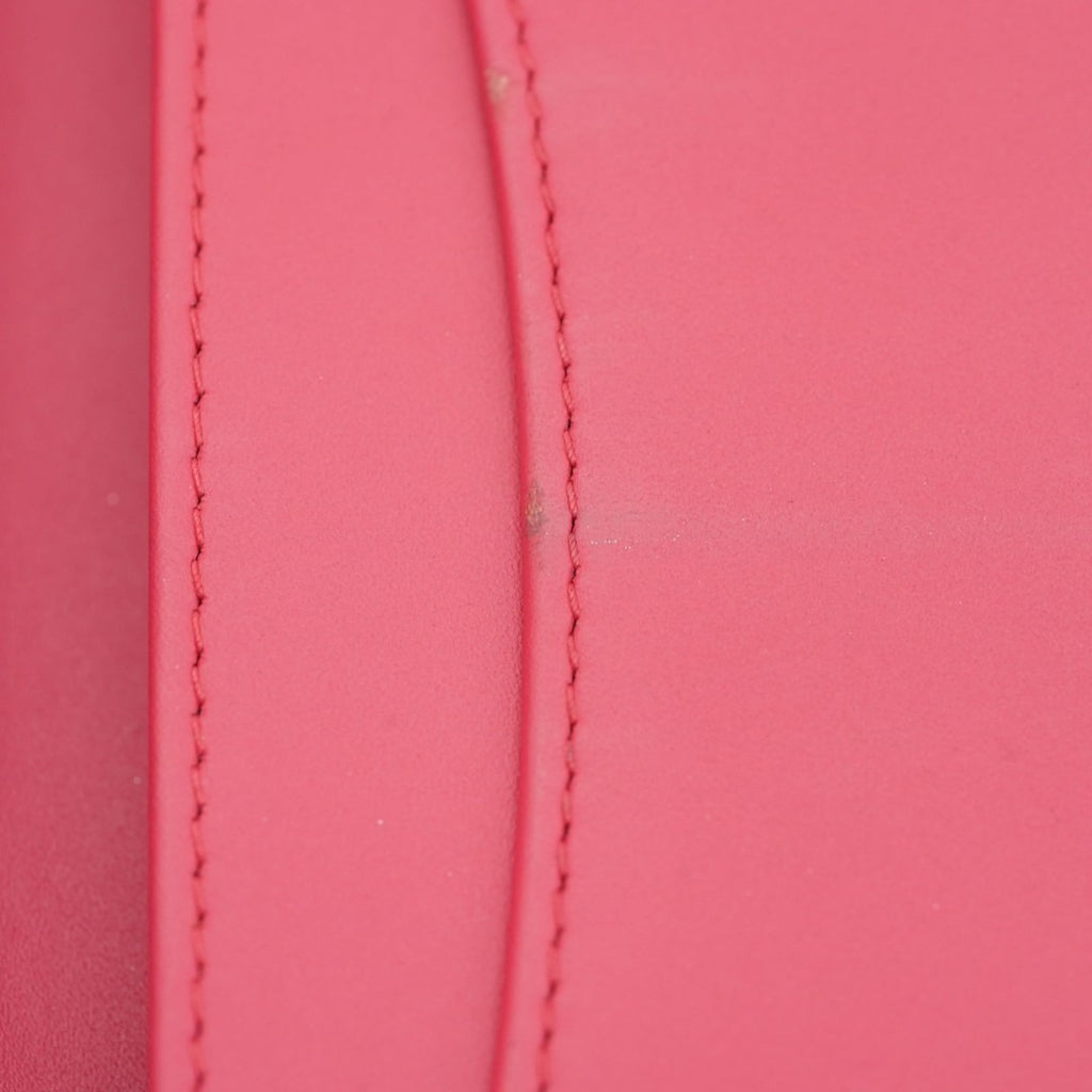 CHANEL マトラッセ 長財布 エナメル ピンク箱 保存袋ギャランティーカード