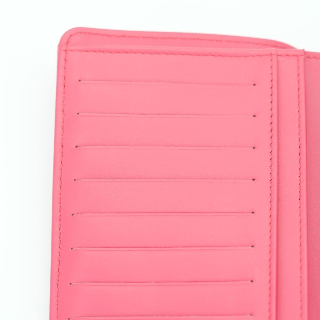 CHANEL マトラッセ 長財布 エナメル ピンク箱 保存袋ギャランティーカード