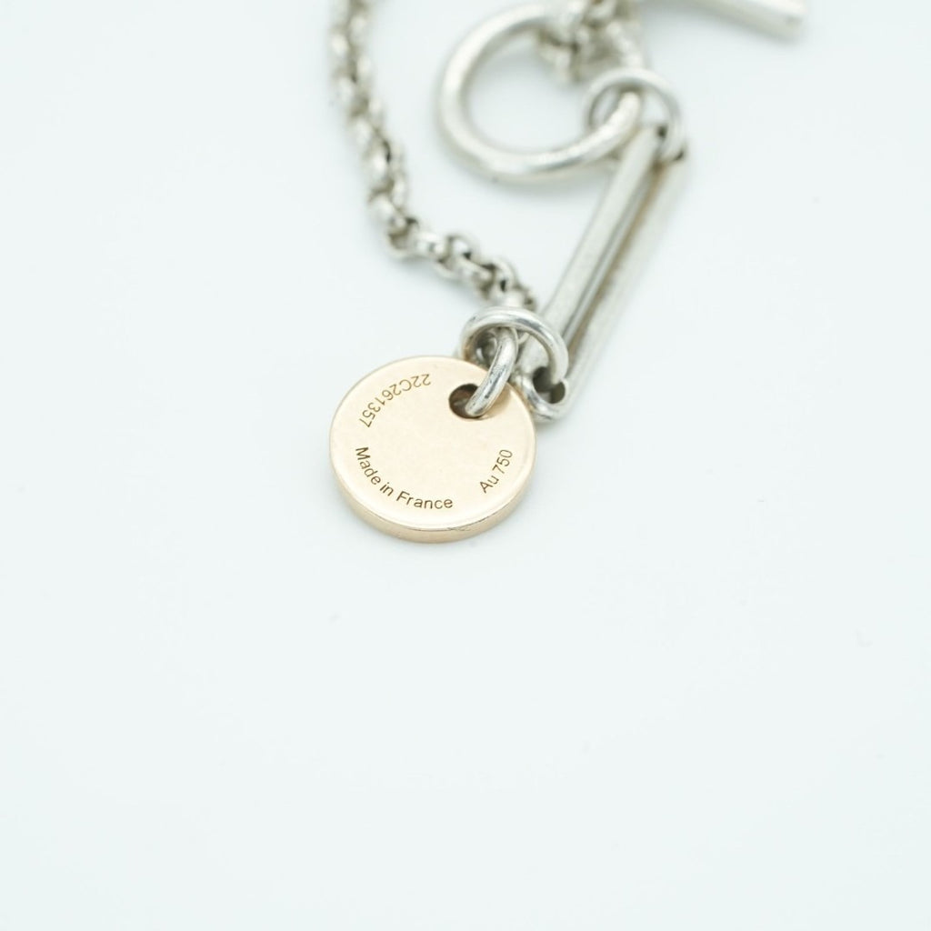 HERMES エクスリブリスMM ネックレス ネックレス コイン シルバー箱