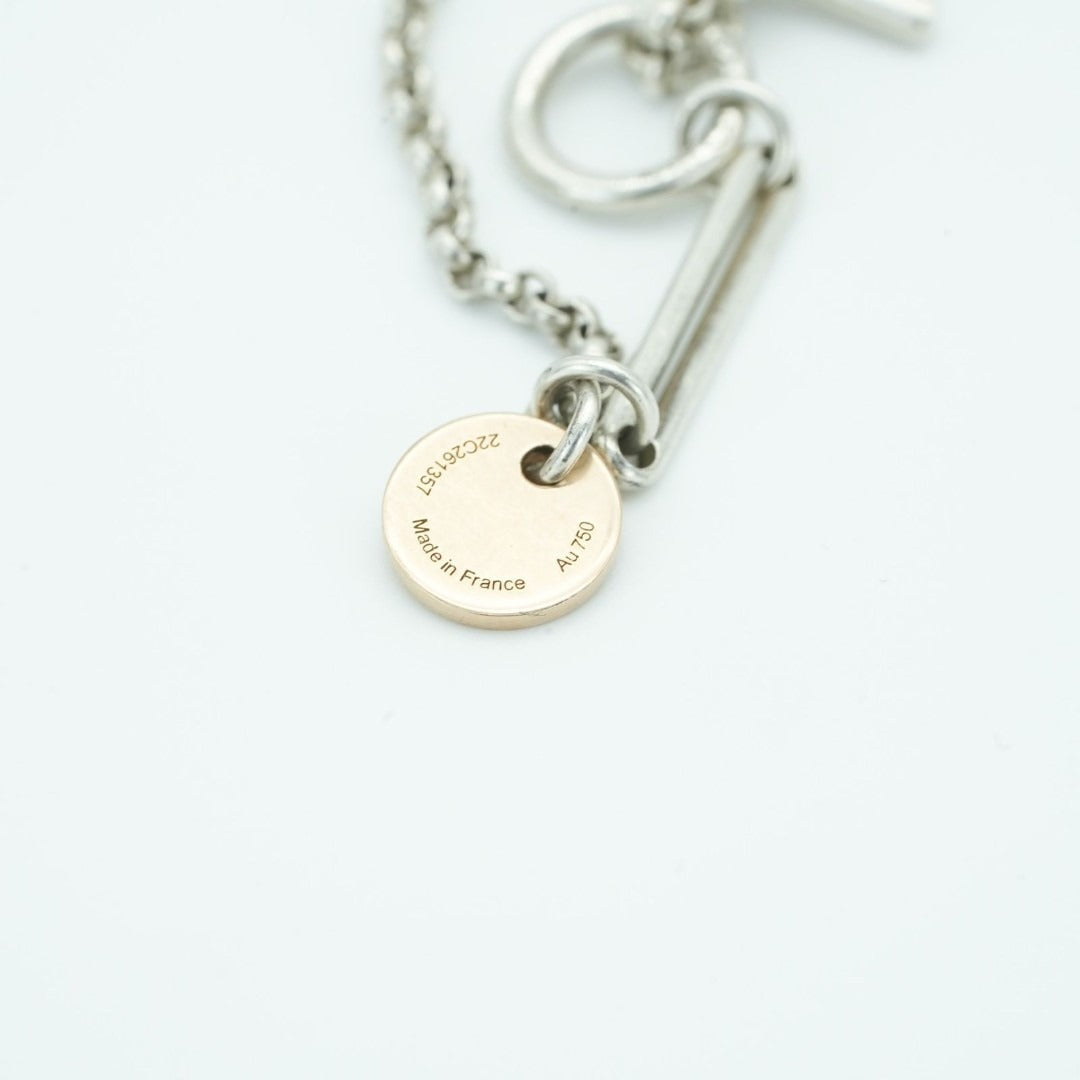 HERMES エクスリブリスMM ネックレス ネックレス コイン シルバー箱
