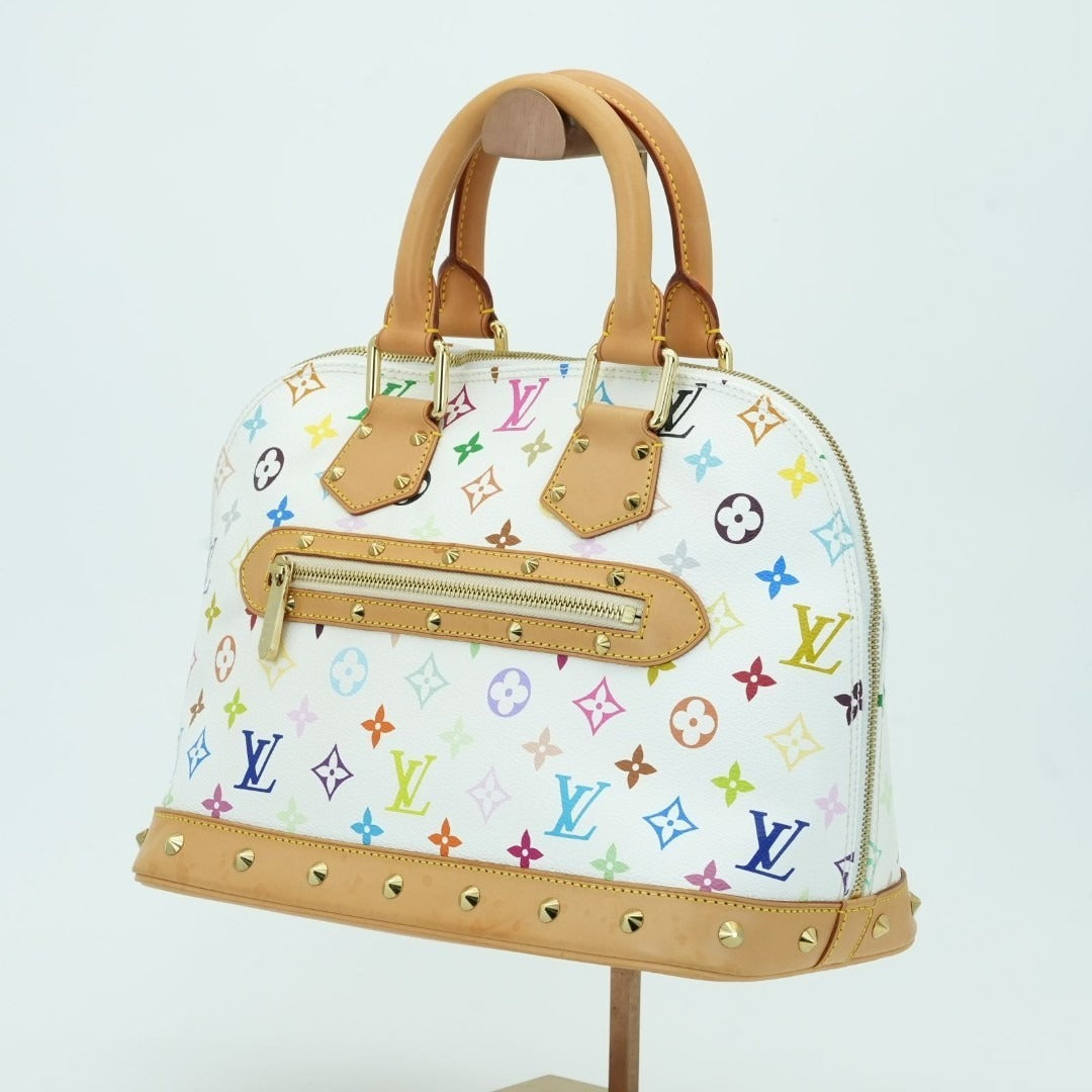 ルイ・ヴィトン マルチカラー アルマ M40443ハンドバッグ ブロン ホワイト