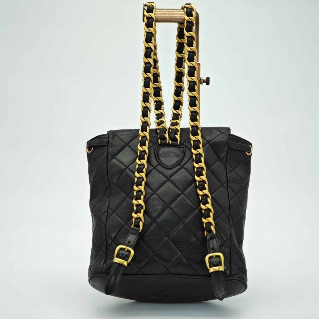 CHANEL シャネル マトラッセ バッグ リュック ブラック レディース