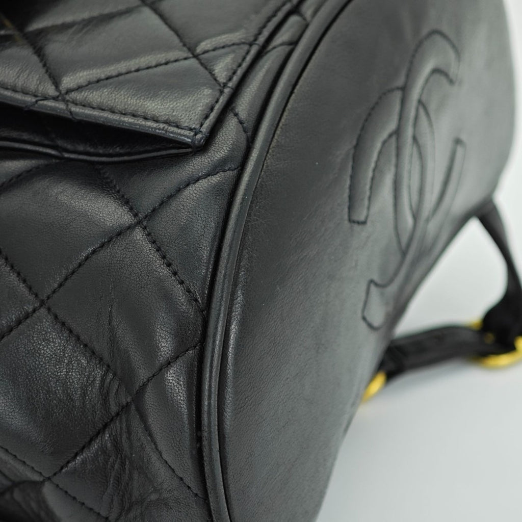 CHANEL シャネル マトラッセ バッグ リュック ブラック レディース