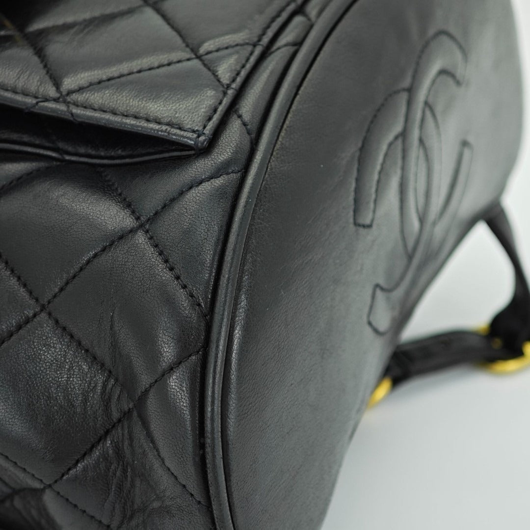 CHANEL シャネル マトラッセ バッグ リュック ブラック レディース