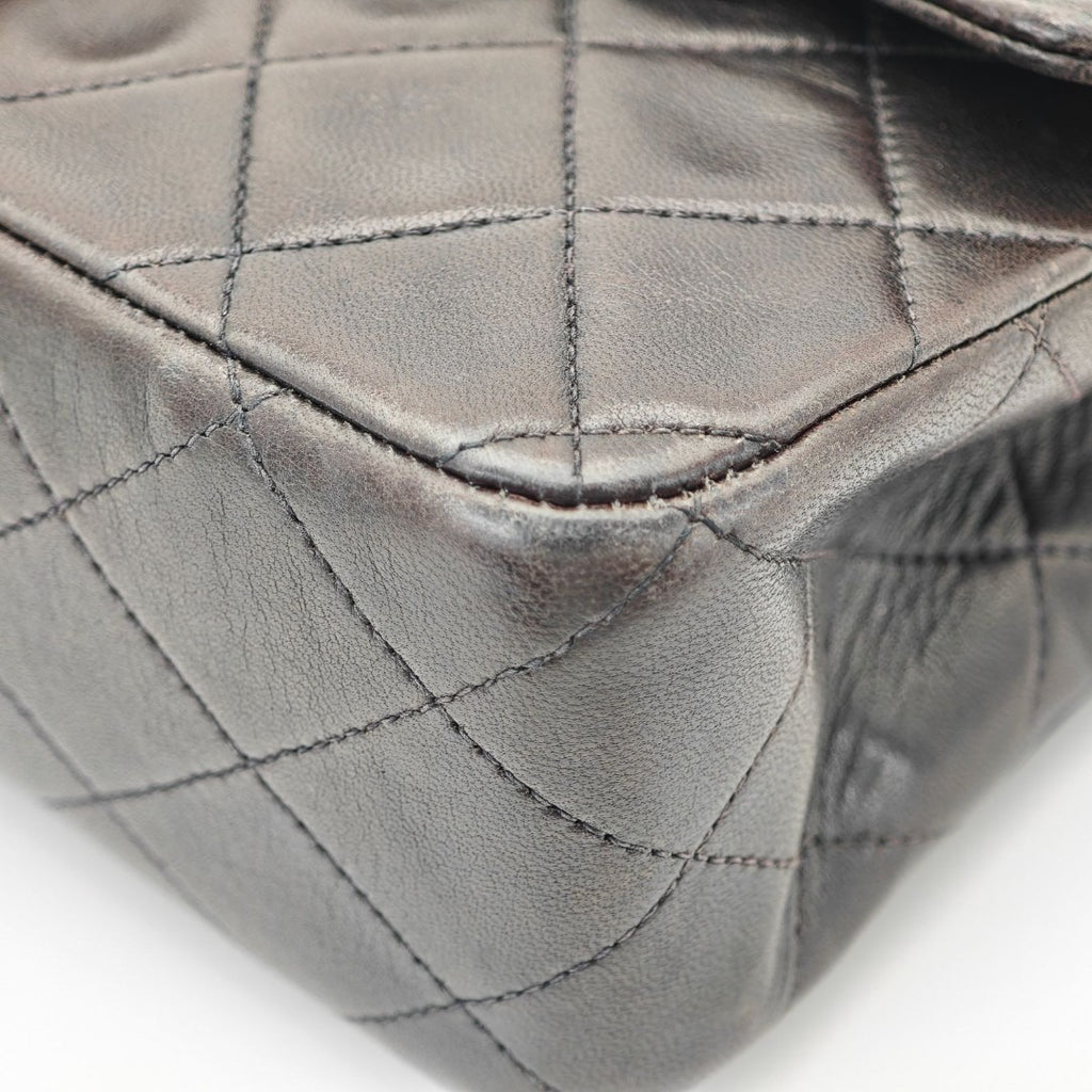 CHANEL マトラッセチェーンショルダー バッグ 2way フラップ ブラック