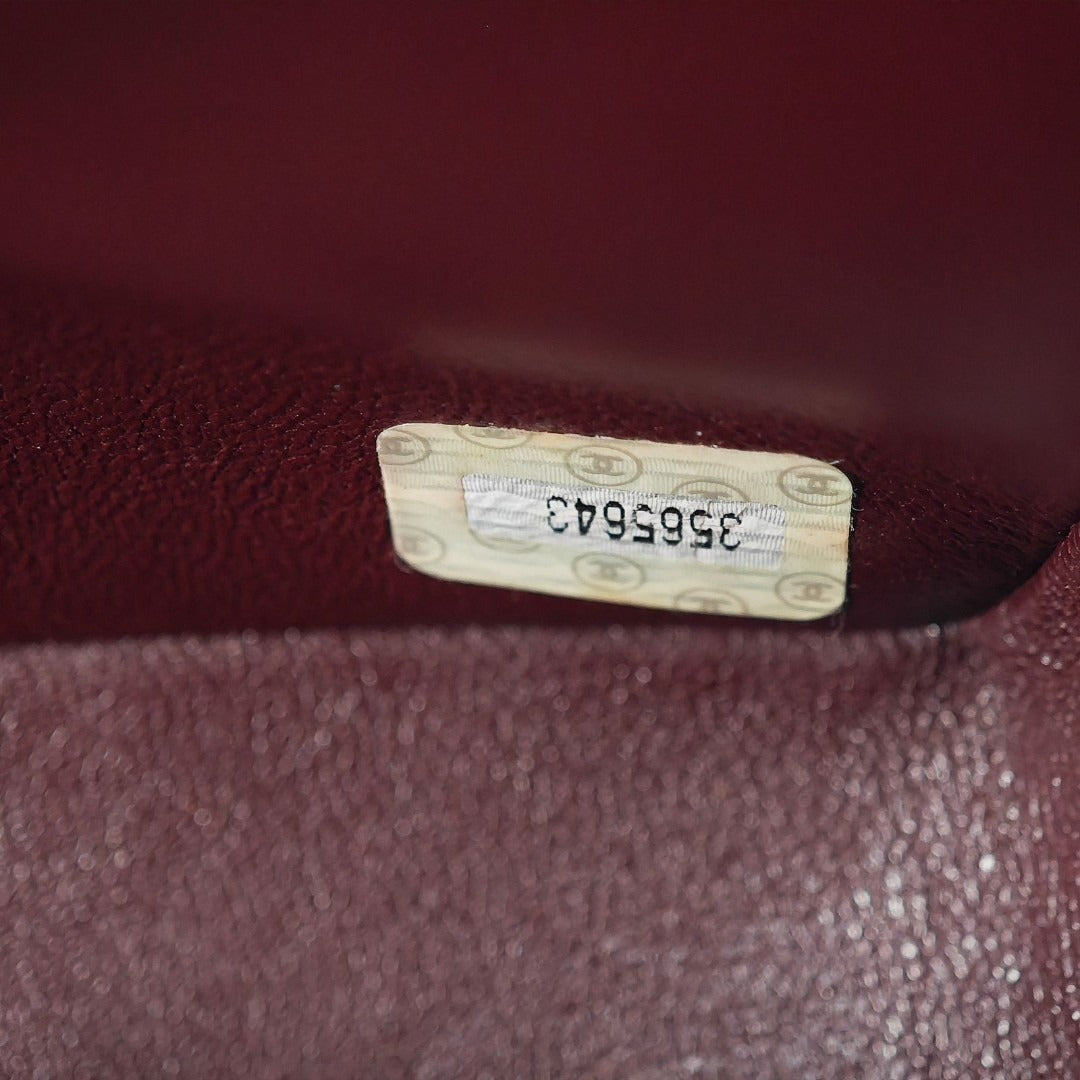 CHANEL マトラッセチェーンショルダー バッグ 2way フラップ ブラック