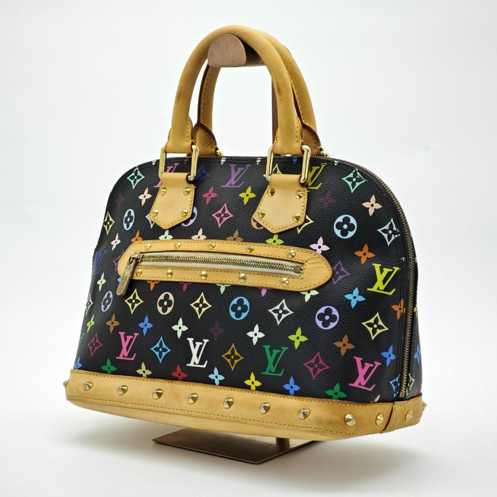 ルイ・ヴィトン モノグラムマルチカラー アルマ ハンドバッグ ノワール