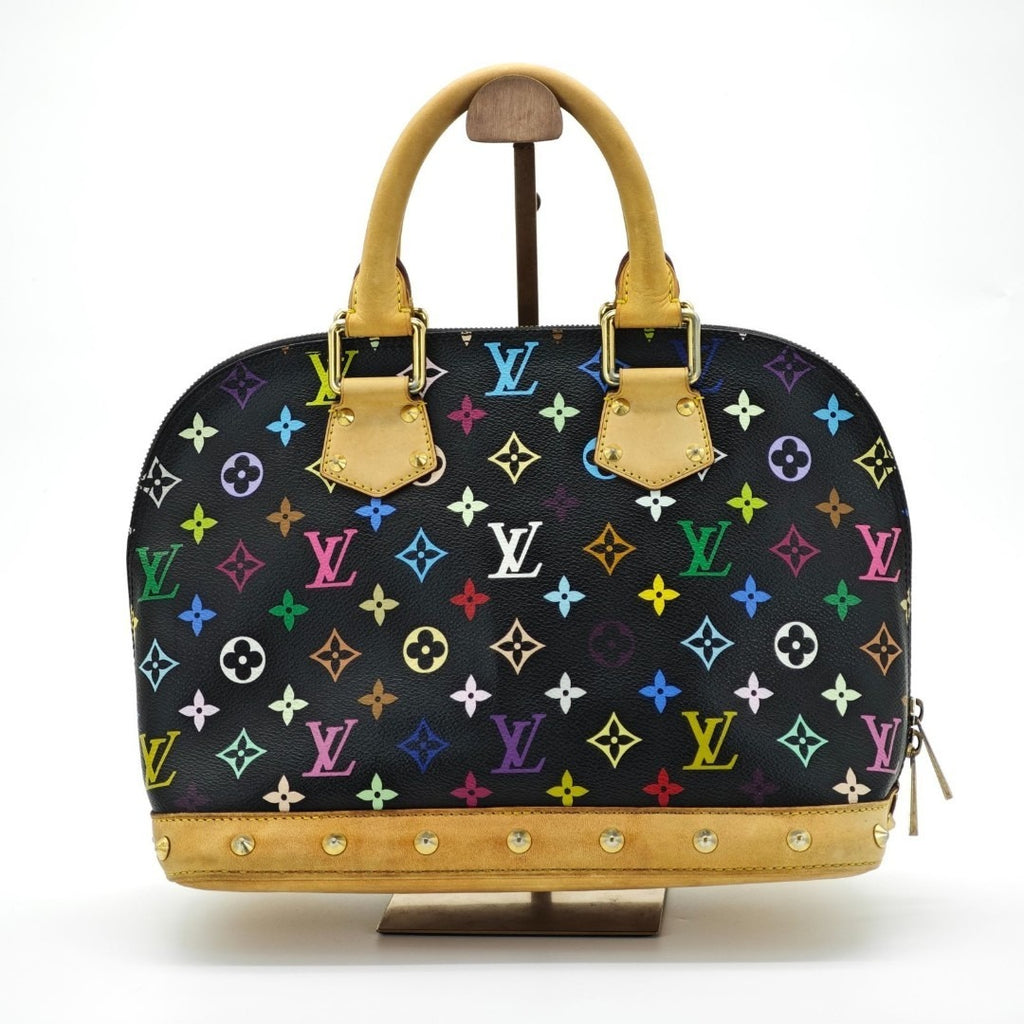 ルイ・ヴィトン モノグラムマルチカラー アルマ ハンドバッグ ノワール