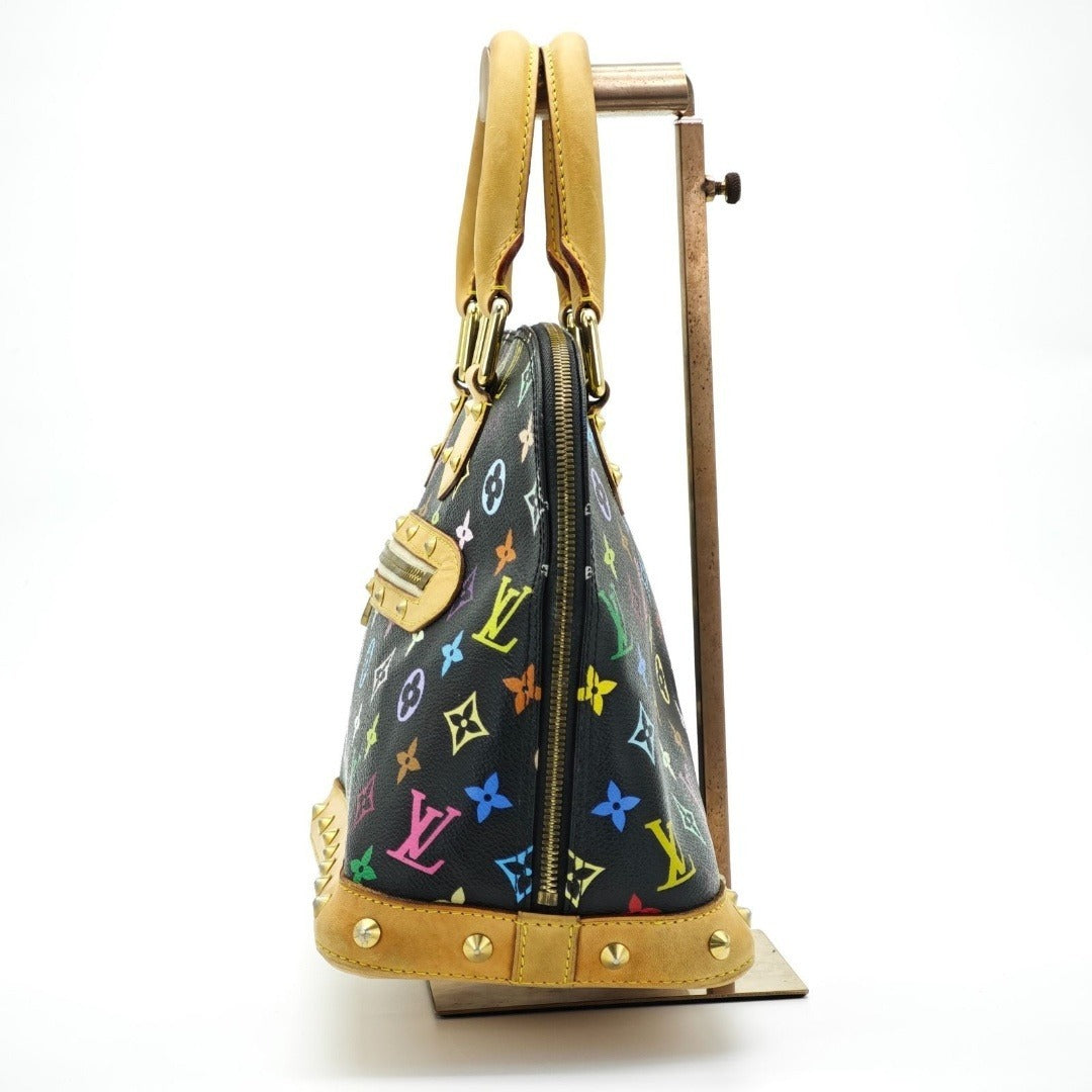 ルイ・ヴィトン モノグラムマルチカラー アルマ ハンドバッグ ノワール