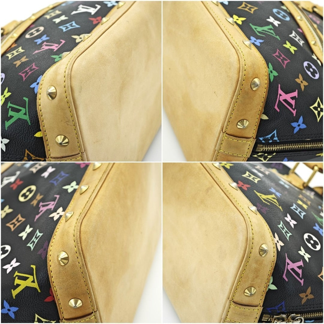 ルイ・ヴィトン モノグラムマルチカラー アルマ ハンドバッグ ノワール