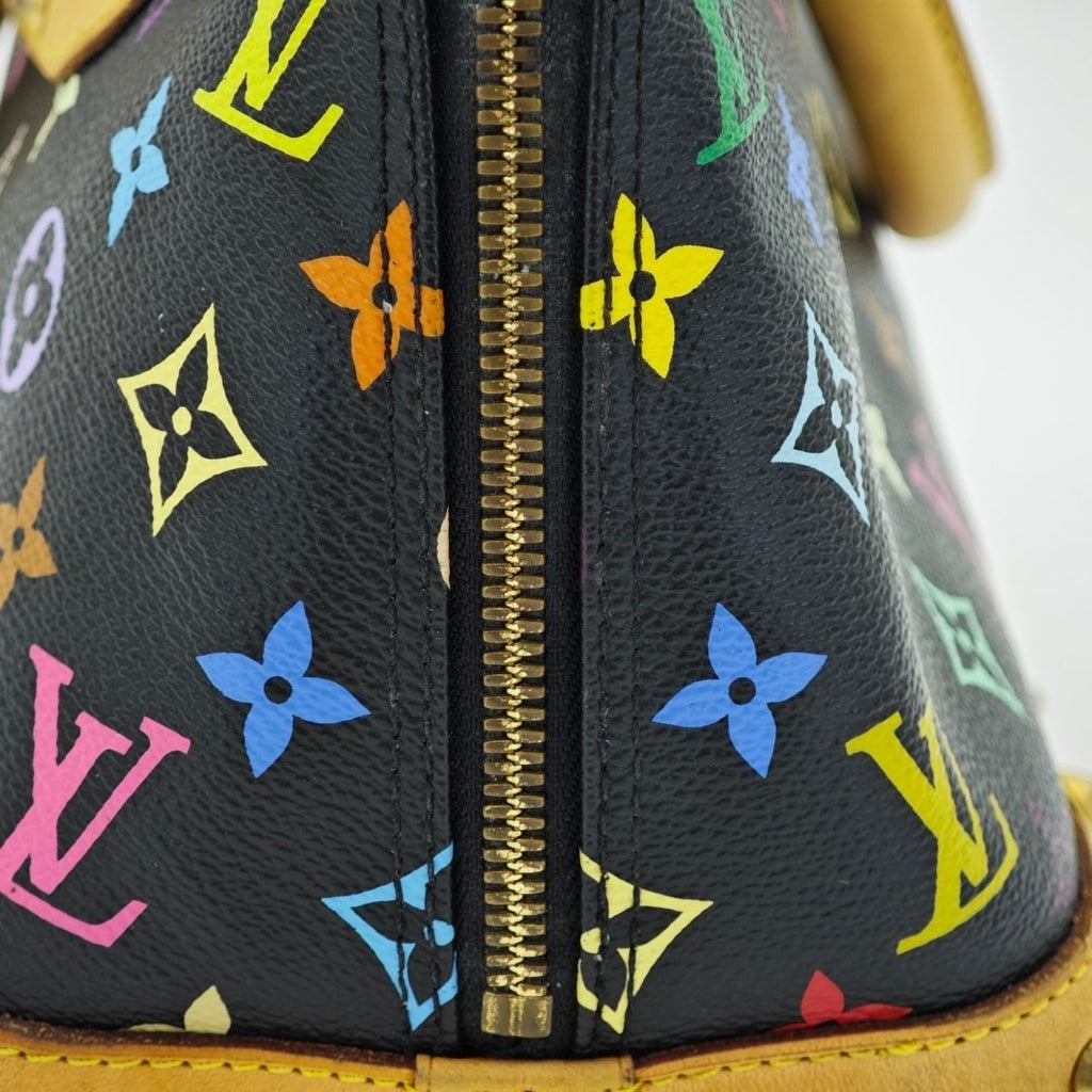 ルイ・ヴィトン モノグラムマルチカラー アルマ ハンドバッグ ノワール