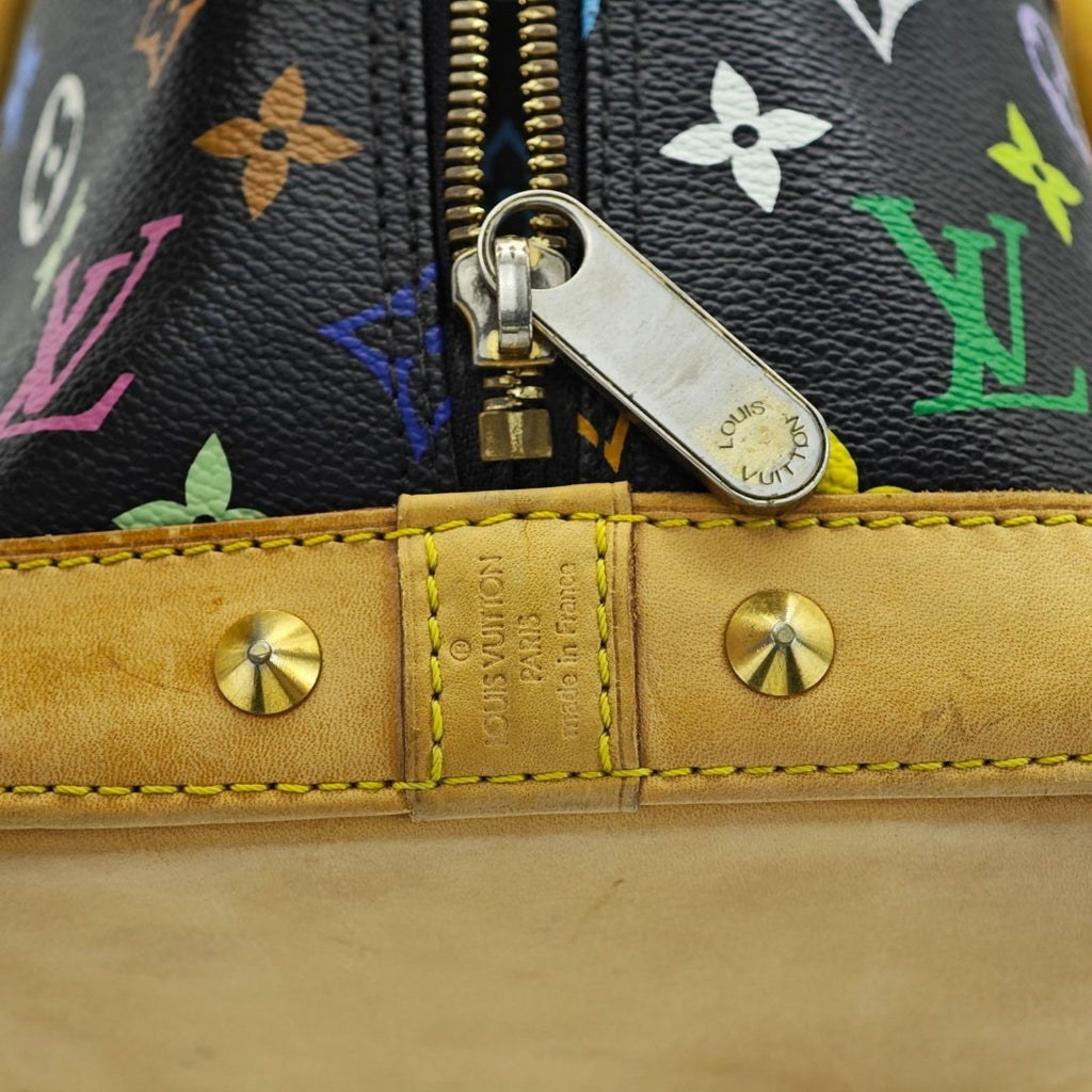 ルイ・ヴィトン モノグラムマルチカラー アルマ ハンドバッグ ノワール