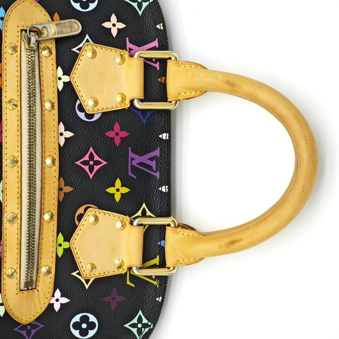 ルイ・ヴィトン モノグラムマルチカラー アルマ ハンドバッグ ノワール