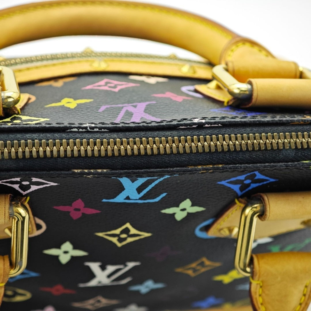 ルイ・ヴィトン モノグラムマルチカラー アルマ ハンドバッグ ノワール