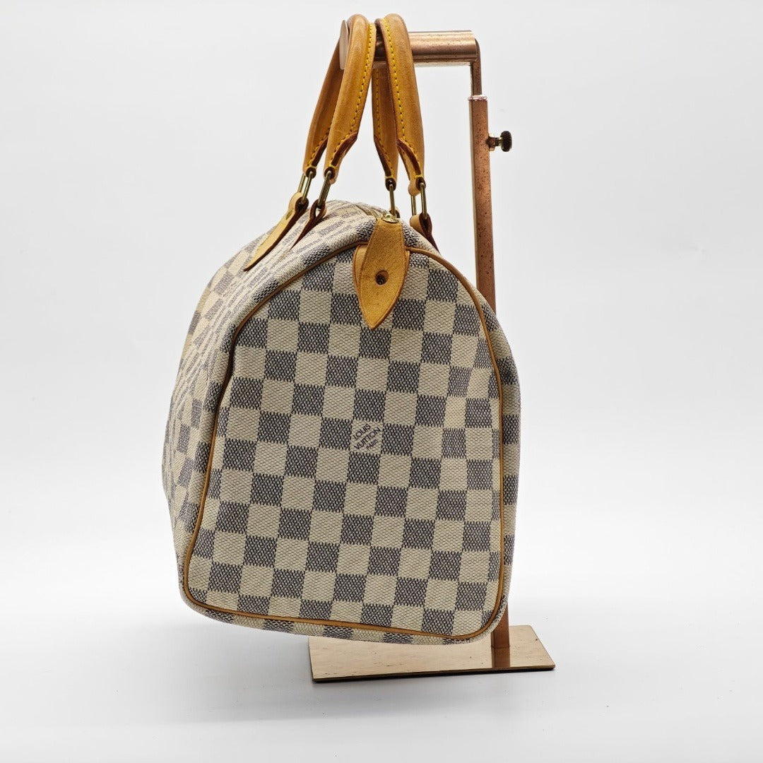 ルイ・ヴィトン ダミエ アズール スピーディ N41533 ボストンバッグ