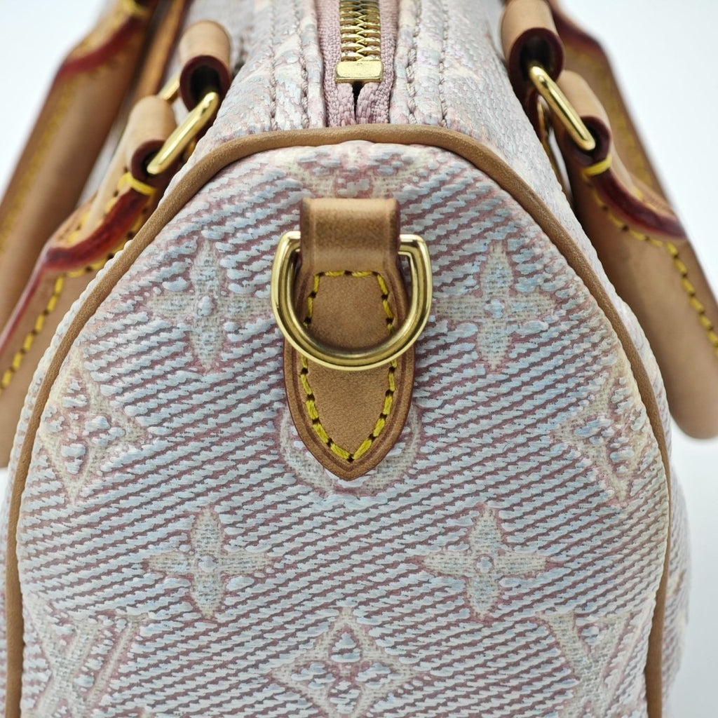 ルイ・ヴィトン モノグラムデニム ナノスピーディ M81213 ショルダーバッグ