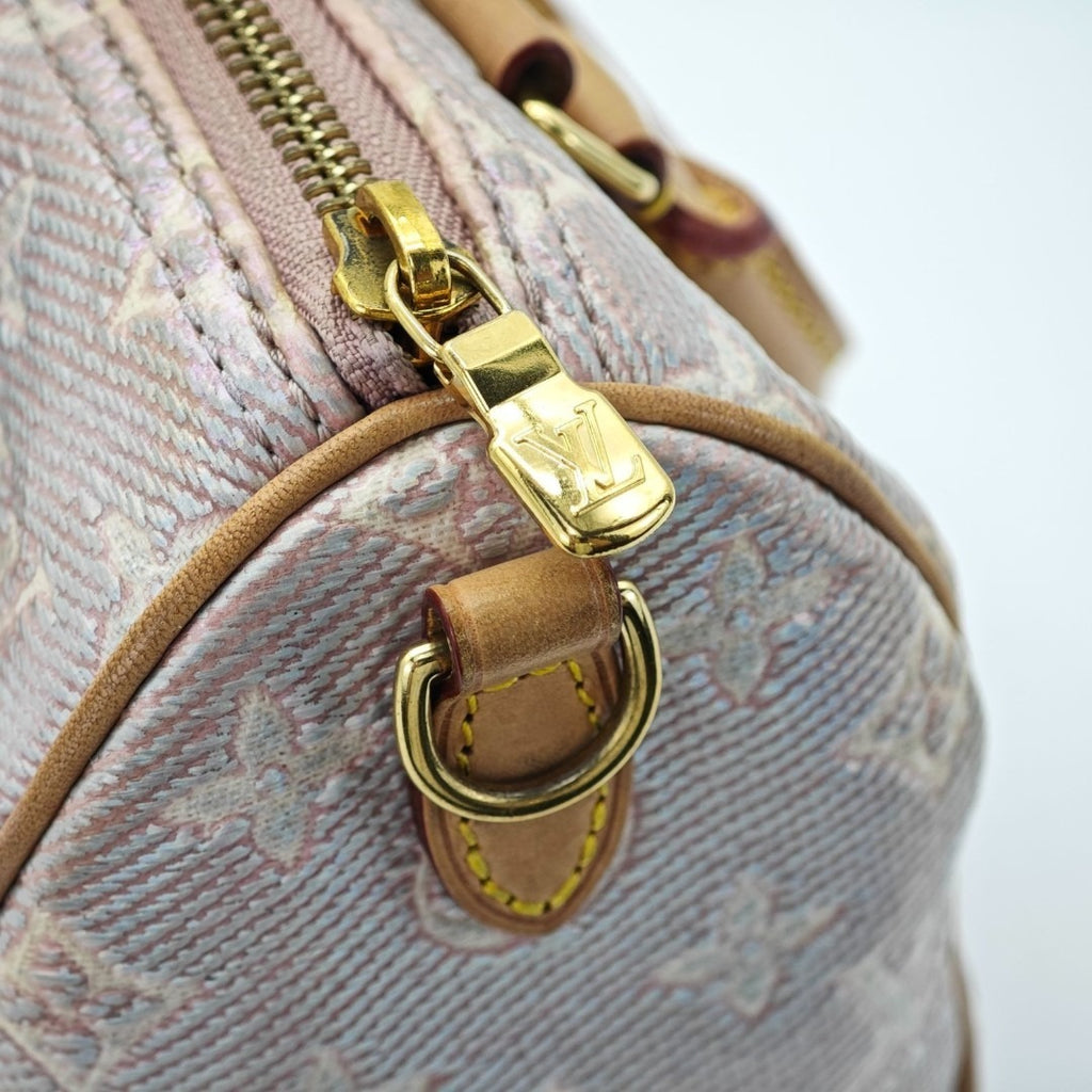 ルイ・ヴィトン モノグラムデニム ナノスピーディ M81213 ショルダーバッグ