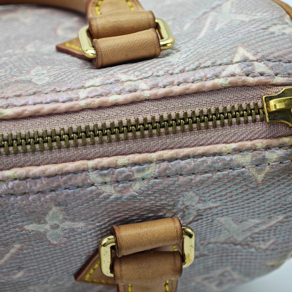 ルイ・ヴィトン モノグラムデニム ナノスピーディ M81213 ショルダーバッグ