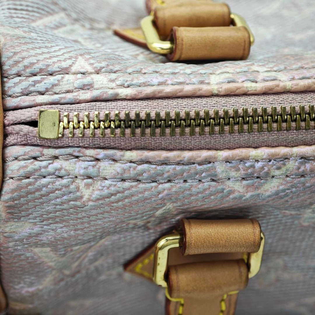 ルイ・ヴィトン モノグラムデニム ナノスピーディ M81213 ショルダーバッグ