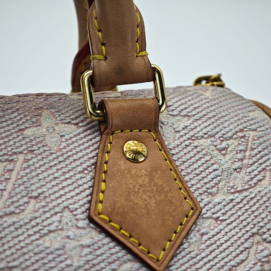 ルイ・ヴィトン モノグラムデニム ナノスピーディ M81213 ショルダーバッグ