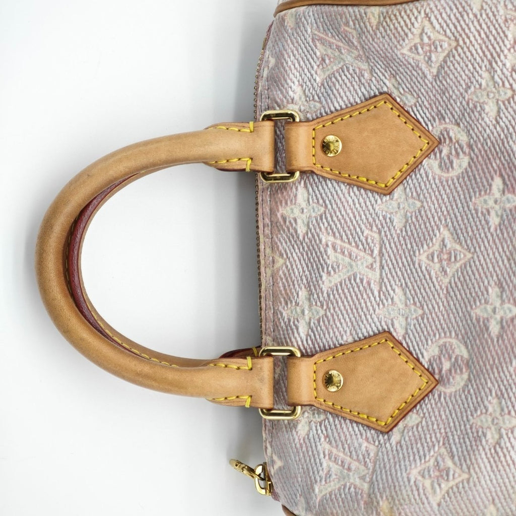 ルイ・ヴィトン モノグラムデニム ナノスピーディ M81213 ショルダーバッグ