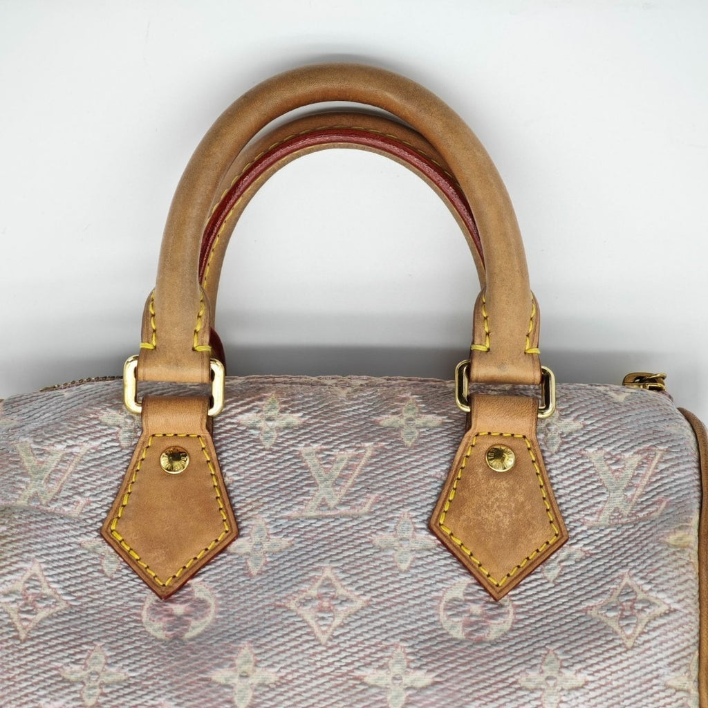 ルイ・ヴィトン モノグラムデニム ナノスピーディ M81213 ショルダーバッグ