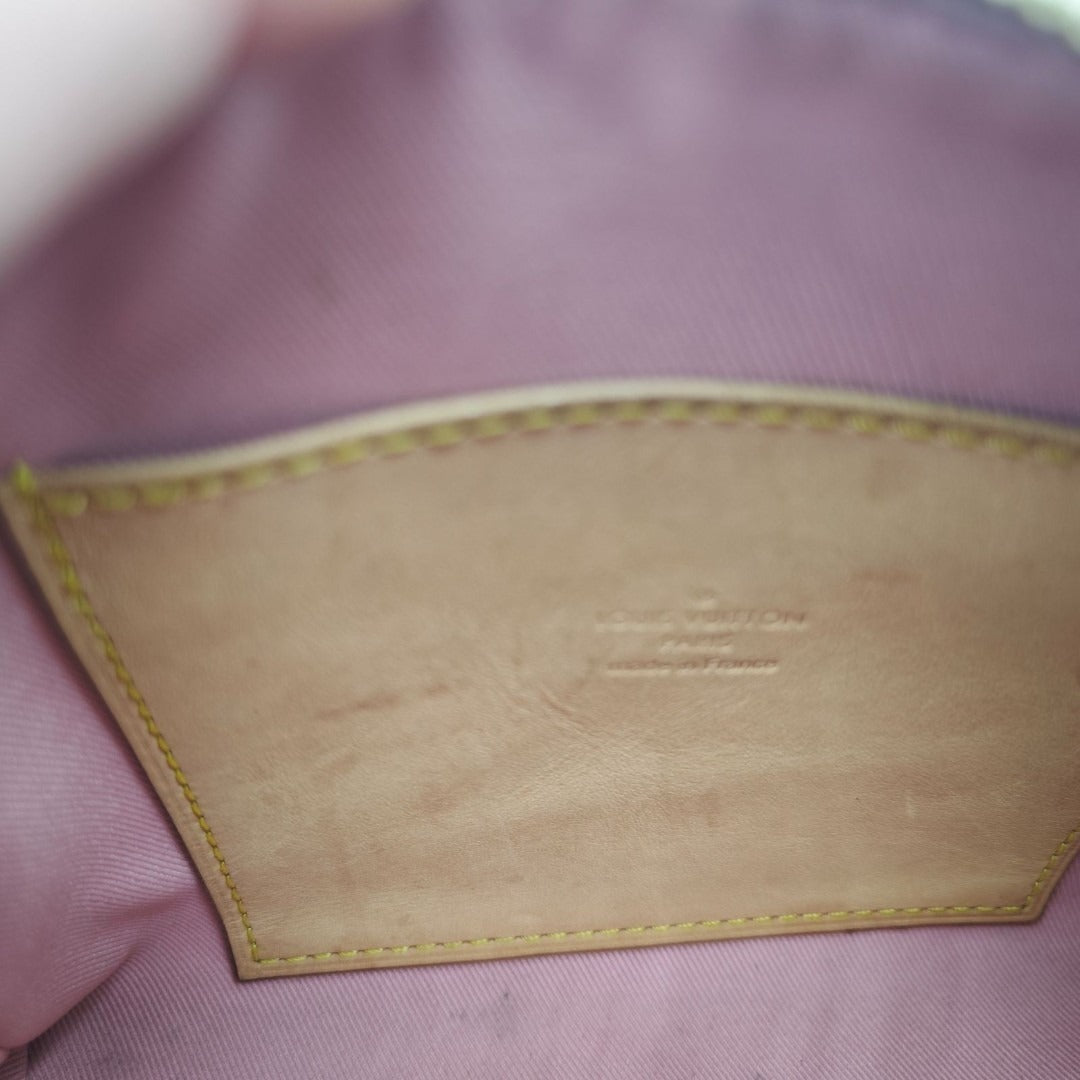 ルイ・ヴィトン モノグラムデニム ナノスピーディ M81213 ショルダーバッグ