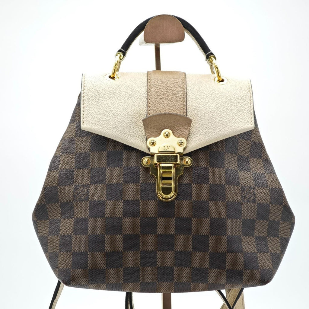 ルイ・ヴィトン ダミエ クラプトン N42259 リュック フラップ ブラウン