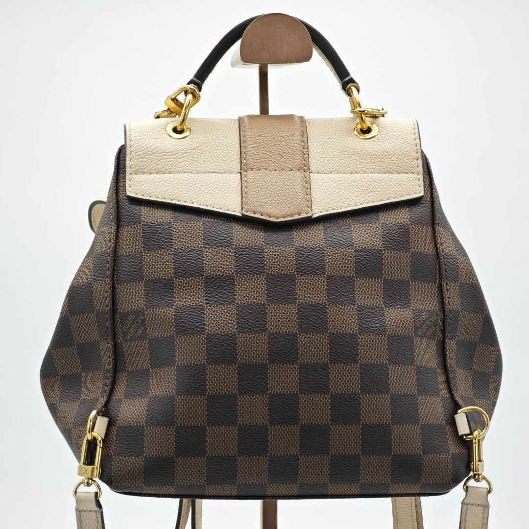 ルイ・ヴィトン ダミエ クラプトン N42259 リュック フラップ ブラウン