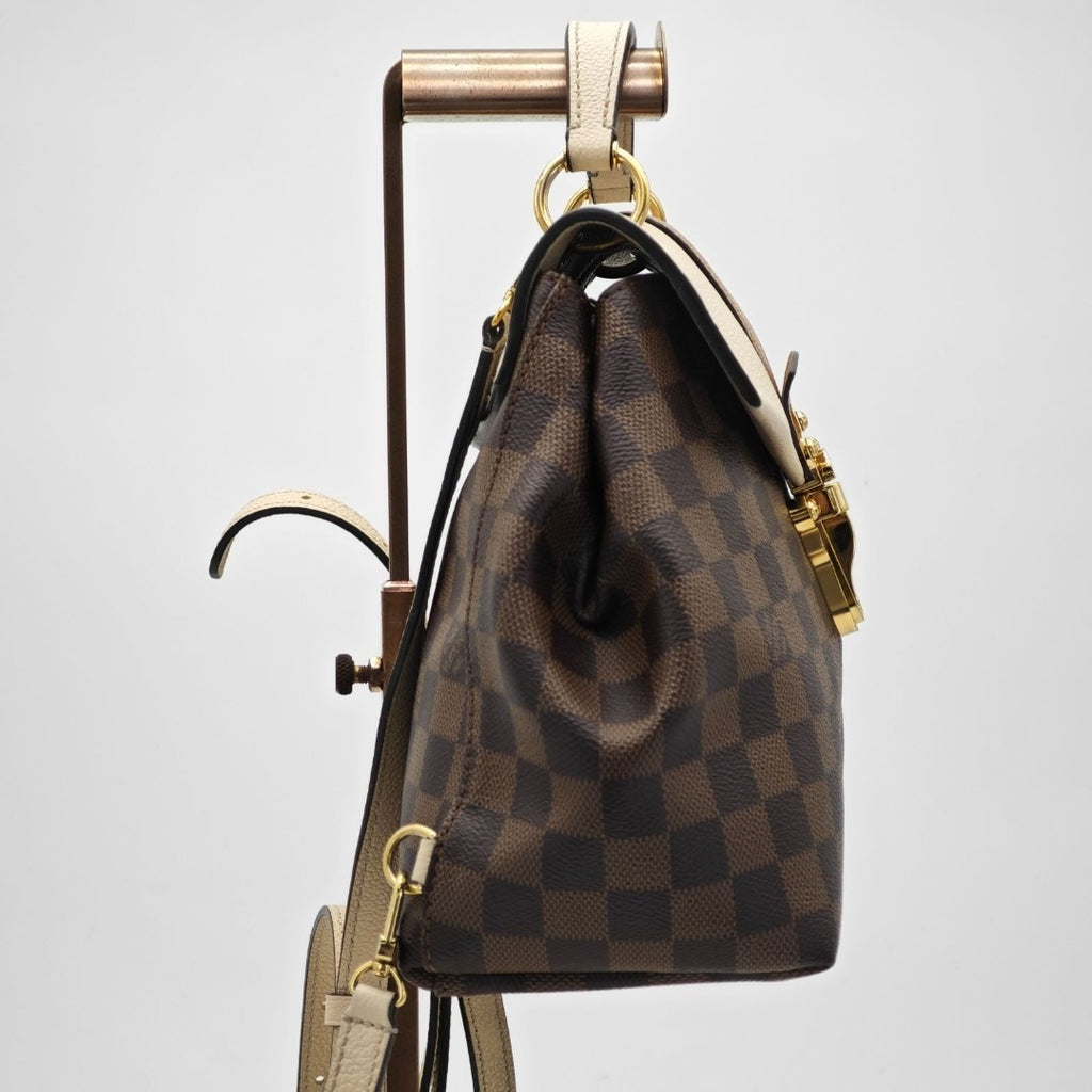 ルイ・ヴィトン ダミエ クラプトン N42259 リュック フラップ ブラウン