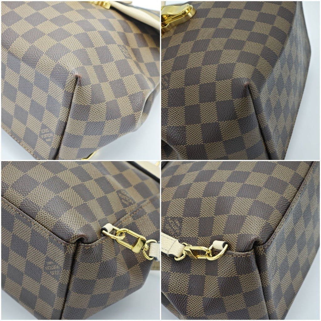 ルイ・ヴィトン ダミエ クラプトン N42259 リュック フラップ ブラウン