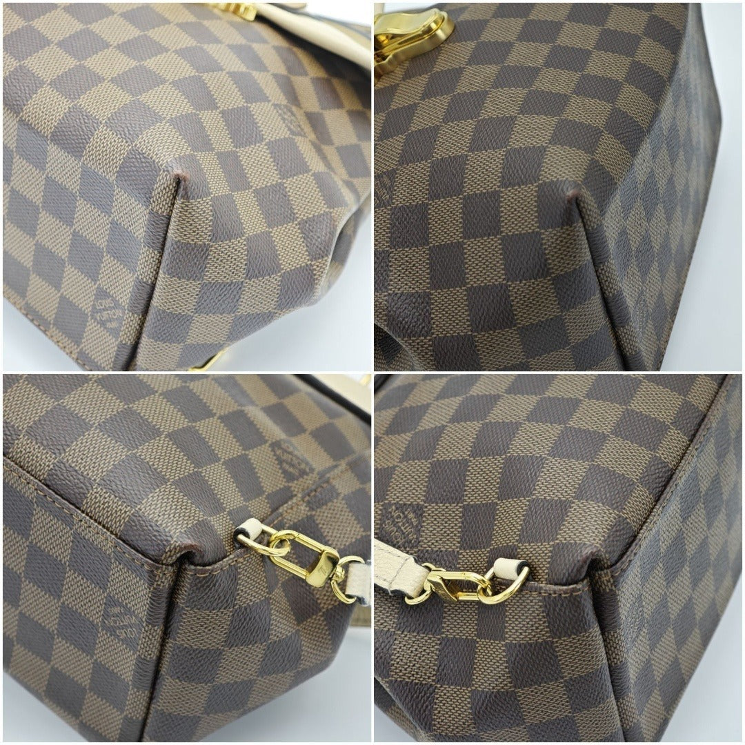 ルイ・ヴィトン ダミエ クラプトン N42259 リュック フラップ ブラウン