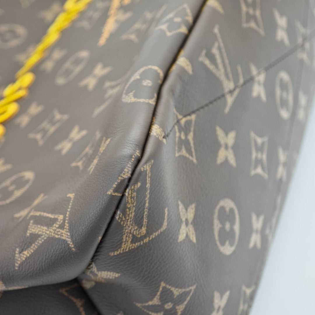 ルイ・ヴィトン モノグラム ショッパー トート MM M13928 ブラウン