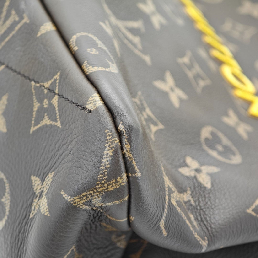 ルイ・ヴィトン モノグラム ショッパー トート MM M13928 ブラウン