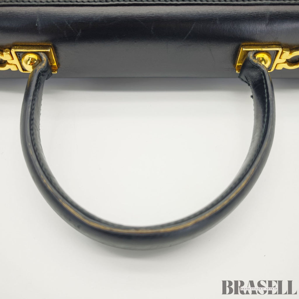 Ferragamo フェラガモ ガンチーニ ショルダーバッグ バッグ トートバッグ ブラック レディース クラシカル