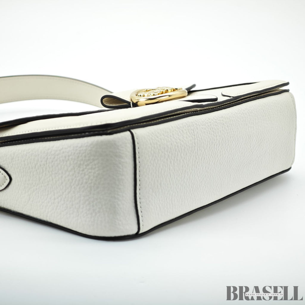 COACH コーチ サルキー F05497 バッグ ハンドバッグ フラップ コンパクト チョーク アイボリー レディース 保存袋