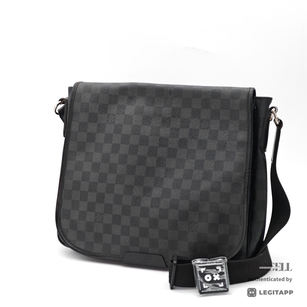 LOUIS VUITTON ルイ・ヴィトン ダニエルMM ダミエ ダニエルMM N58029 SP0160 ショルダーバッグ キャンバス ブラック グレー レディース