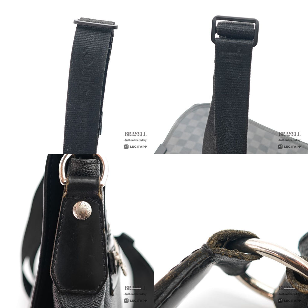 LOUIS VUITTON ルイ・ヴィトン ダニエルMM ダミエ ダニエルMM N58029 SP0160 ショルダーバッグ キャンバス ブラック グレー レディース